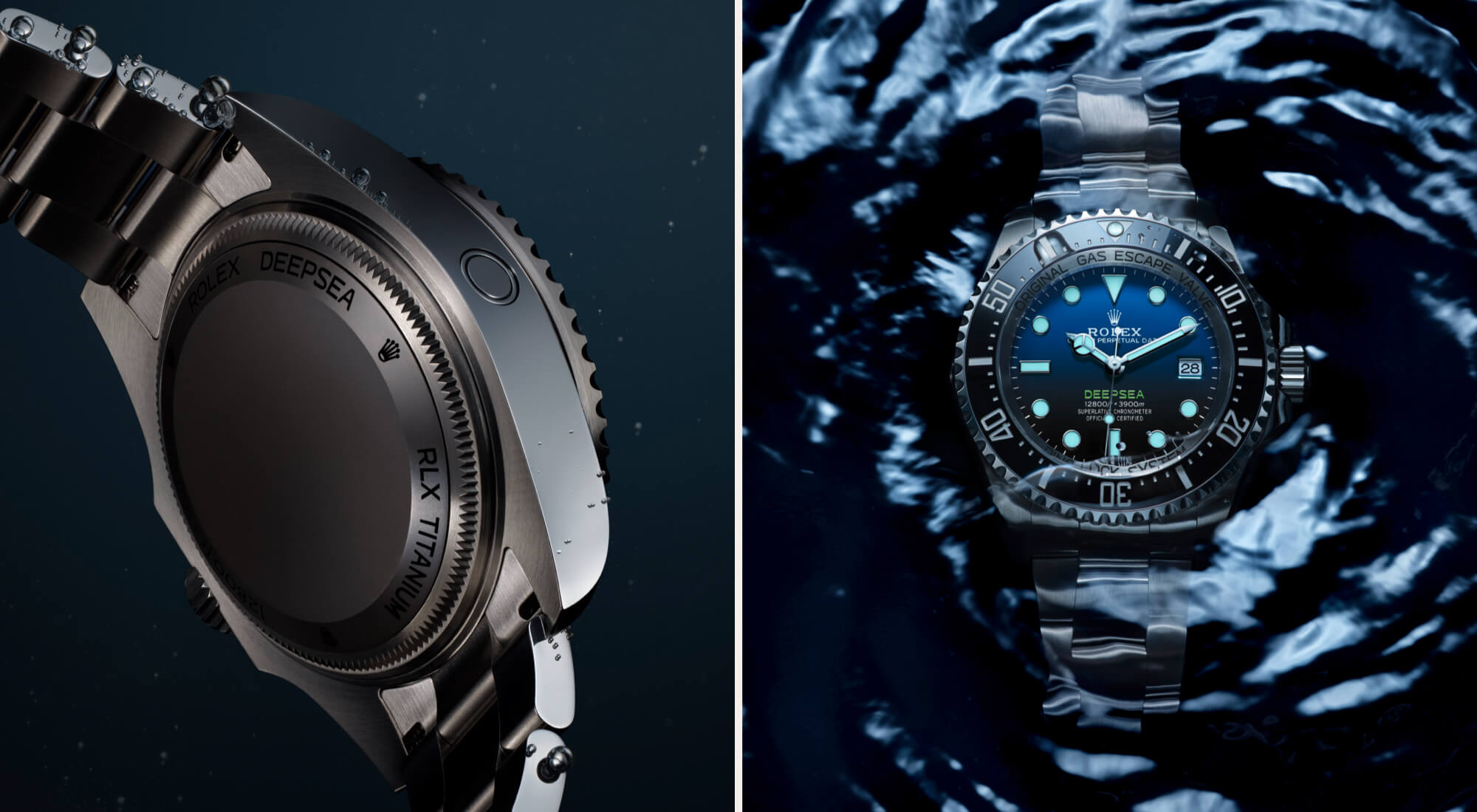 Rolex Deepsea watch face