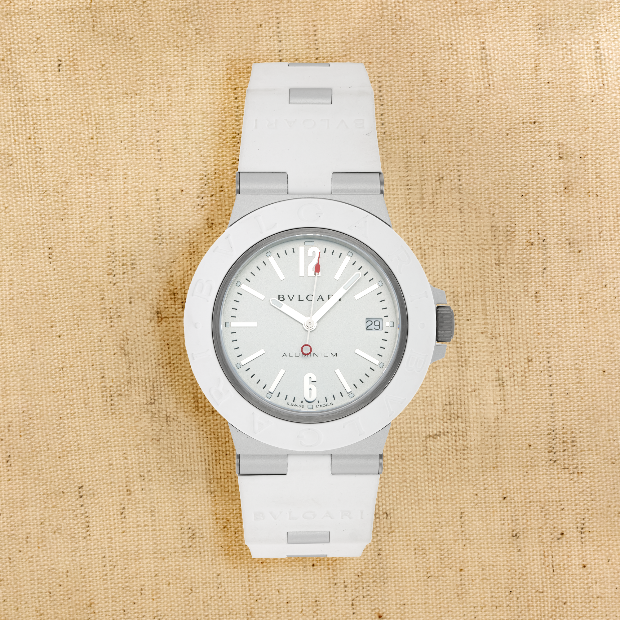 Bvlgari Aluminium 40mm, White Dial, Arabic/Baton Numerals_1